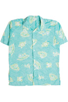 Aqua Hawaiian Shirt 2280