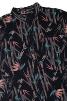 Black Leafy Hawaiian Shirt 2317