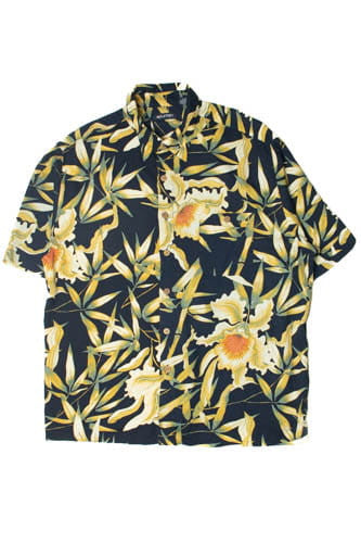 Floral Leafy Hawaiian Shirt 2318