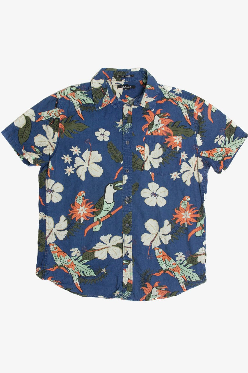 Vintage Flower Birds Hawaiian Shirt
