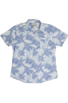 Vintage Light Blue Hawaiian Shirt 2356