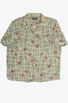 Green Bamboo Hawaiian Shirt