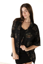 Vintage Black Batik Bay Hawaiian Shirt (1990s)