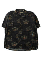 Vintage Black Batik Bay Hawaiian Shirt (1990s)