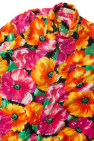 Vivid Floral Perry Ellis Hawaiian Shirt (2000s)