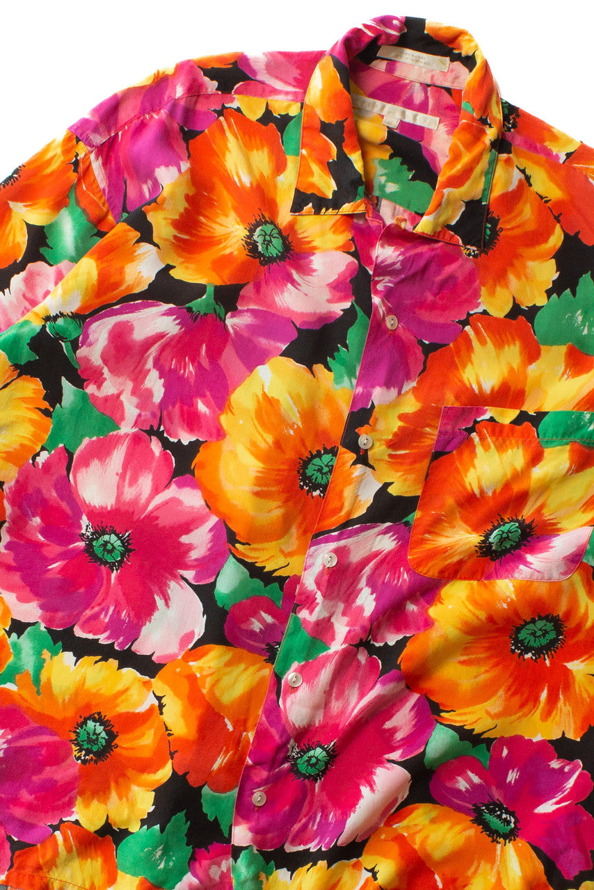 Vivid Floral Perry Ellis Hawaiian Shirt (2000s)