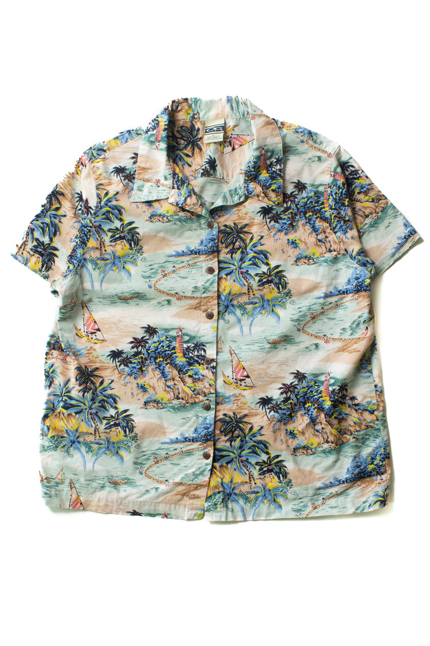 Vintage Ocean Pacific Hawaiian Shirt (2000s)