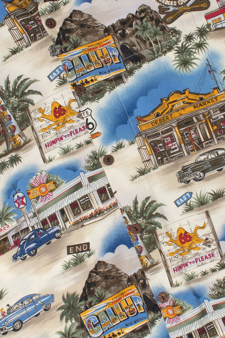 Route 66 Desert Market Hawaiian Shirt