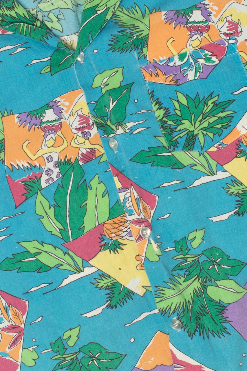 Vintage Tequila Wear by Jose Cuervo Hawaiian Shirt