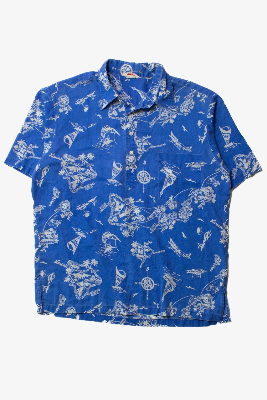 Vintage Fashions By Loke Pullover Hawaiian Shirt (1960s)