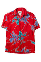 Vintage Red Hilo Hatties Hawaiian Shirt (1990s)