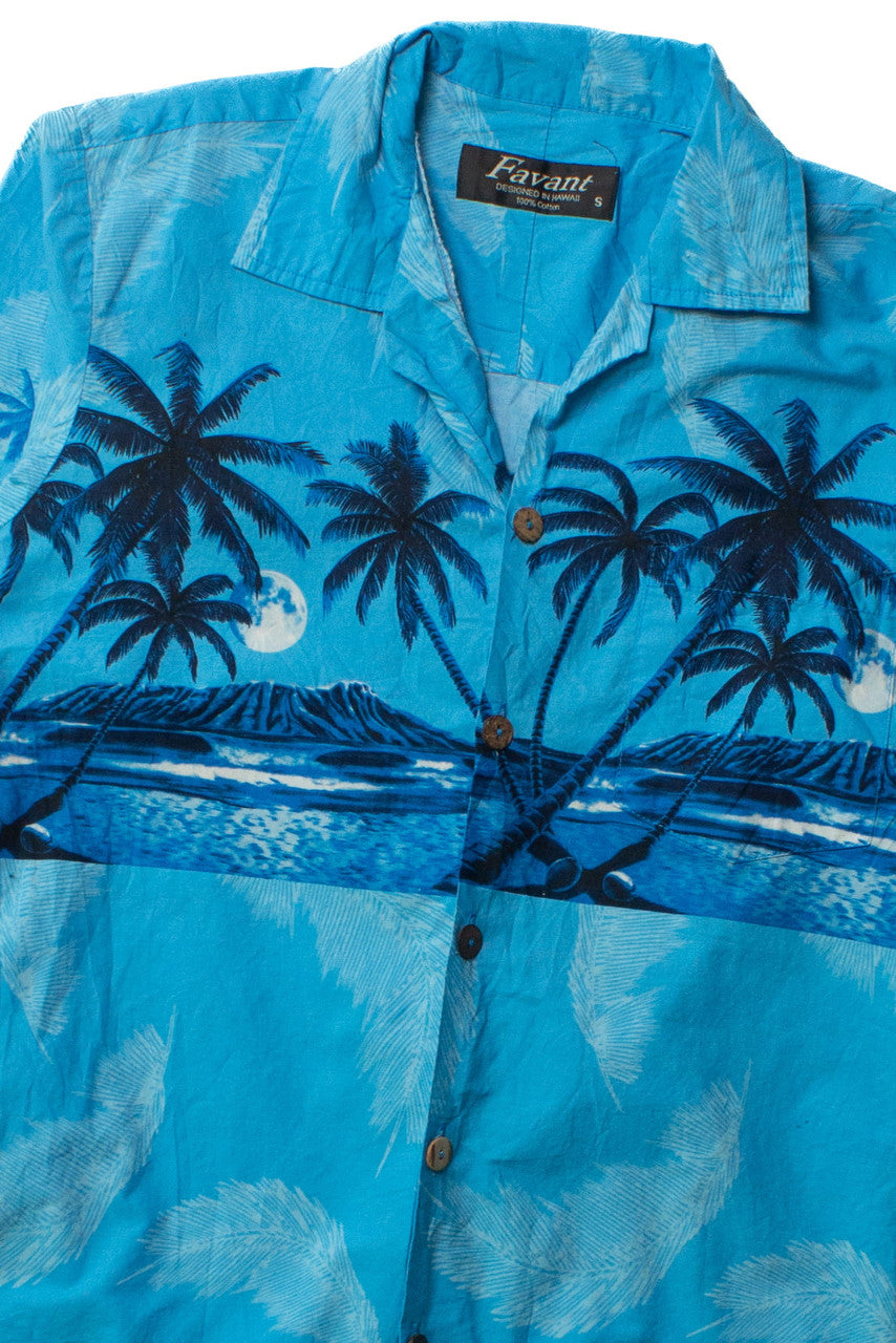 Vintage Blue Moon Hawaiian Shirt (1990s)