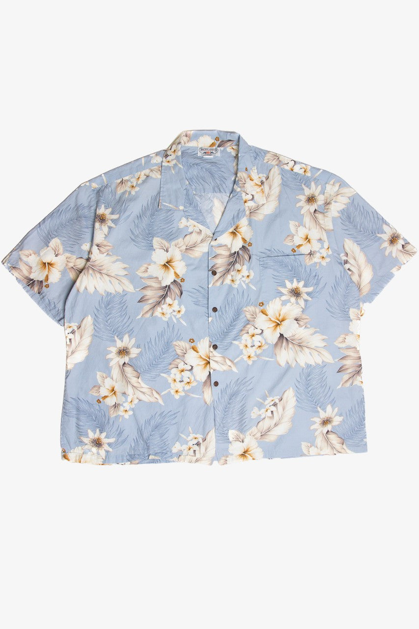 PACIFIC LEGEND APPAREL ムームー Vintage Pacific Legend Light Blue Floral Hawaiian Shirt – Ragstock