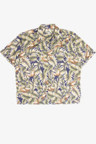 Vintage Blue And Green Bird Hawaiian Shirt