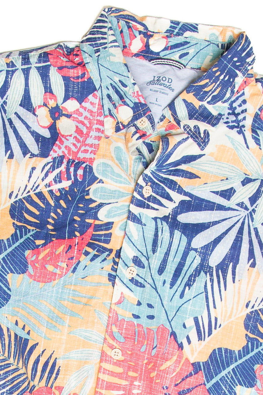 Recycled Multi Color Izod Hawaiian Shirt