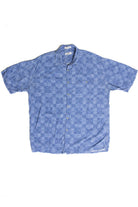 Vintage Pierre Cardin Blue Hawaiian Shirt