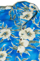 Blue And White Flowers Hawaiian Shirt 2515