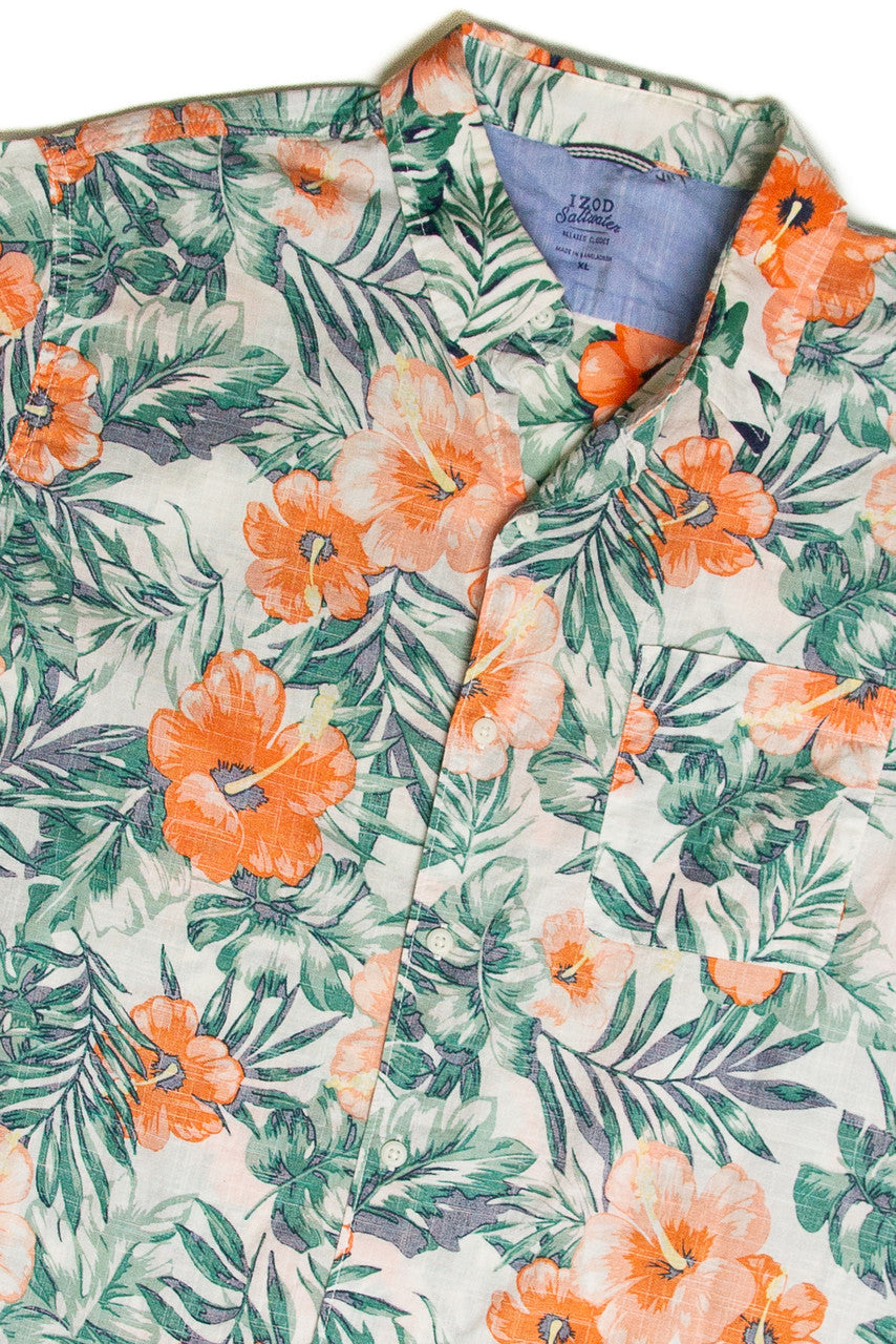 Izod Hawaiian Shirt 2525
