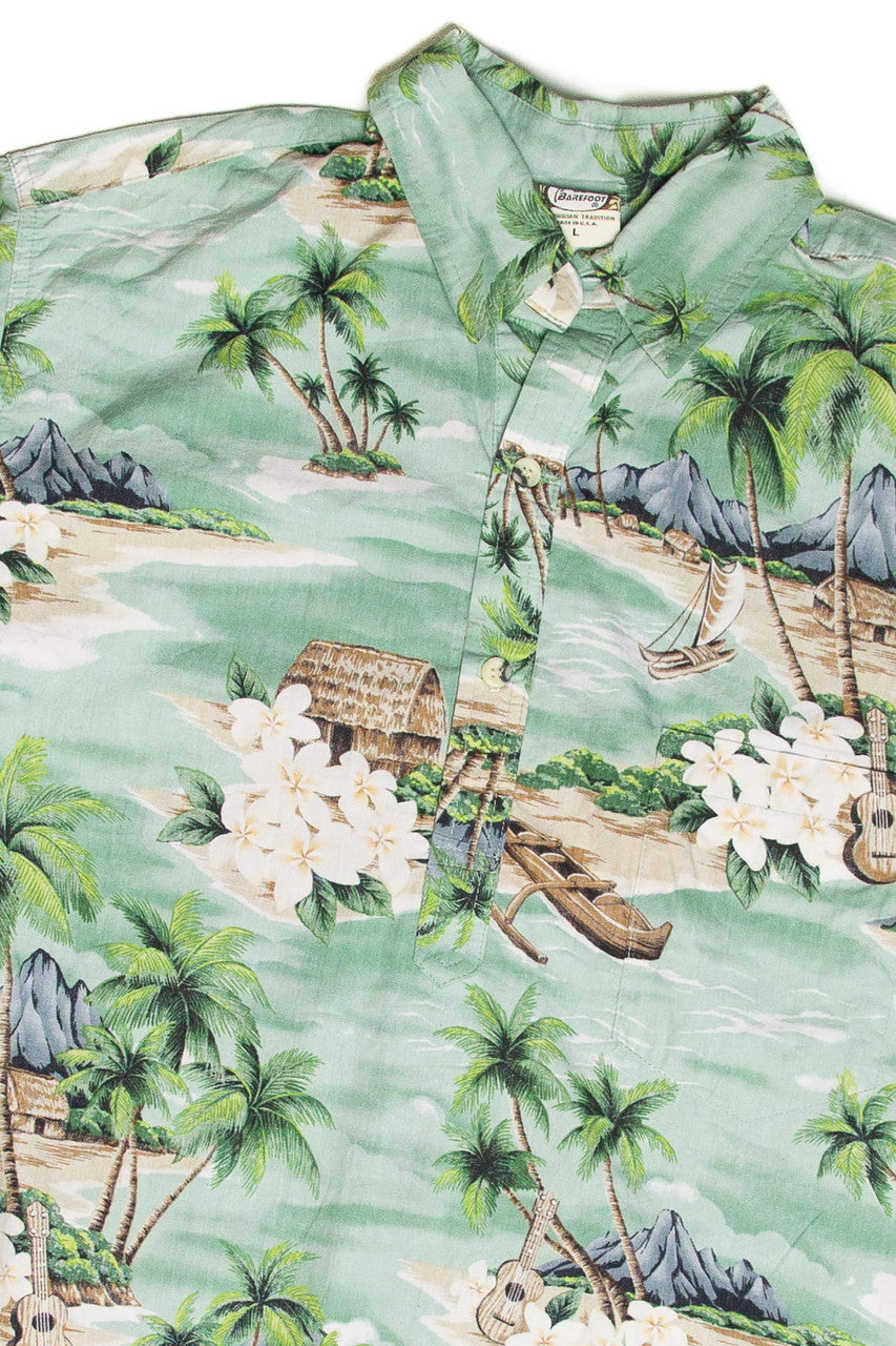 Go Barefoot Hawaiian Shirt