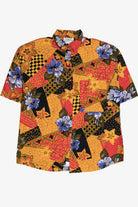 Vintage Patchwork California Connection, Inc Hawaiian Shirt