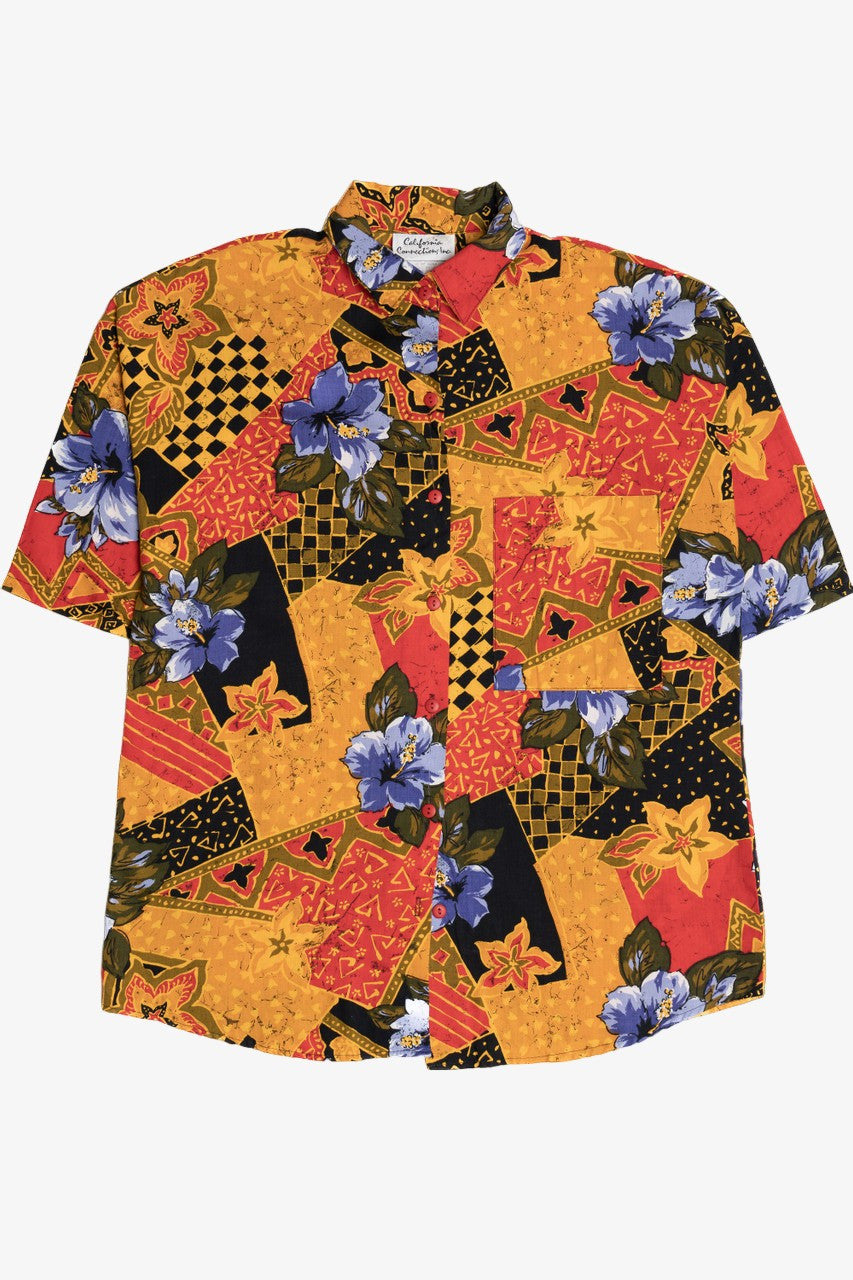 Vintage Patchwork California Connection, Inc Hawaiian Shirt