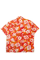 Vintage  Kennington Orange Floral Hawaiian Shirt