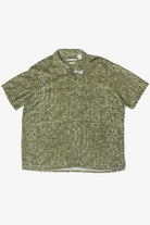 Vintage Batik Bay Olive Green Hawaiian Shirt 