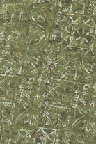 Vintage Batik Bay Olive Green Hawaiian Shirt 