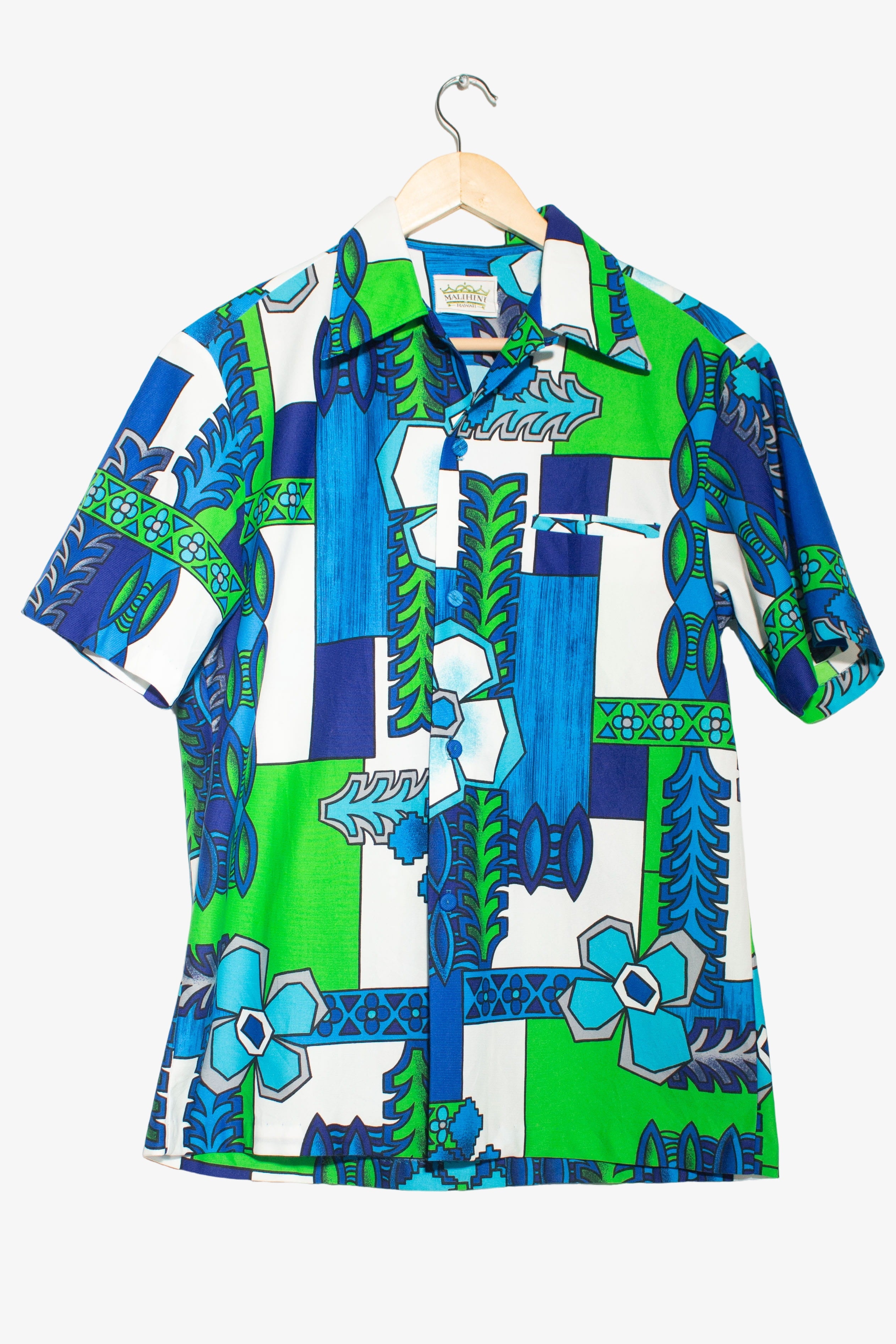 Vintage Malihini Hawaiian Shirt (1970s)