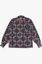 Vintage Rare Hawaiian Long Sleeve Shirt By The Kahala For M. McInerny Made In Honolulu 40/50s