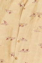 Rare Vintage Hawaiian Shirt With Loop Collar The Kahala Made In Honolulu 40/50s