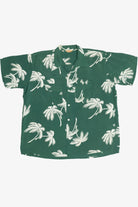 Rare Vintage Hawaiian Shirt With Loop Collar And Double Pockets Balsam 40/50s