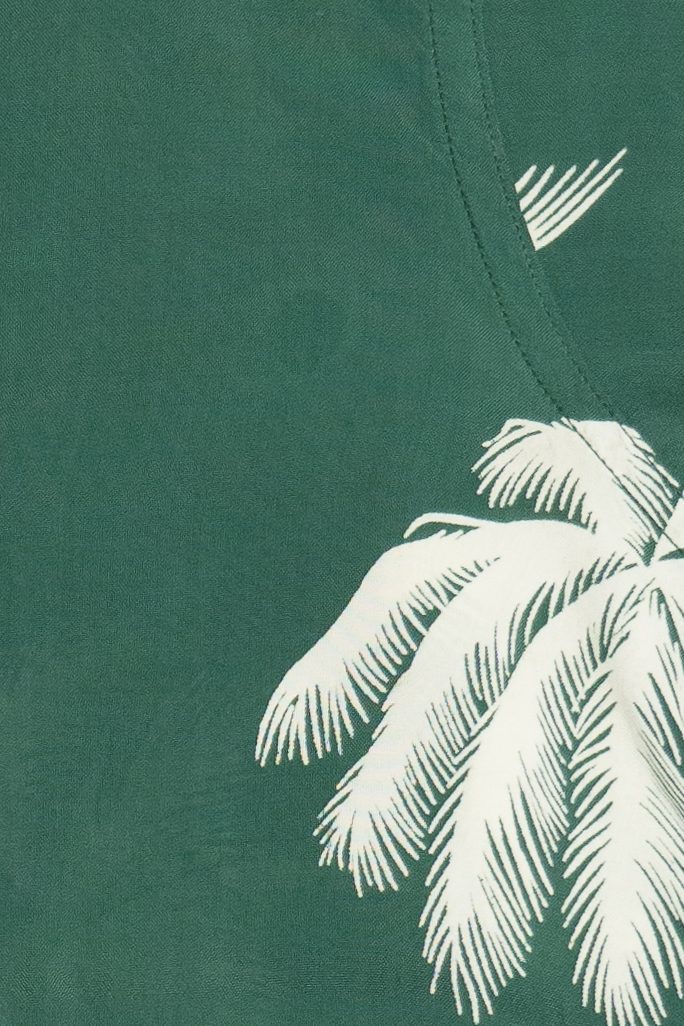 Rare Vintage Hawaiian Shirt With Loop Collar And Double Pockets Balsam 40/50s