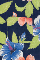 Rare Vintage Hawaiian Shirt With Loop Collar Ashfield By Duke Of Hollywood Co. 40/50s