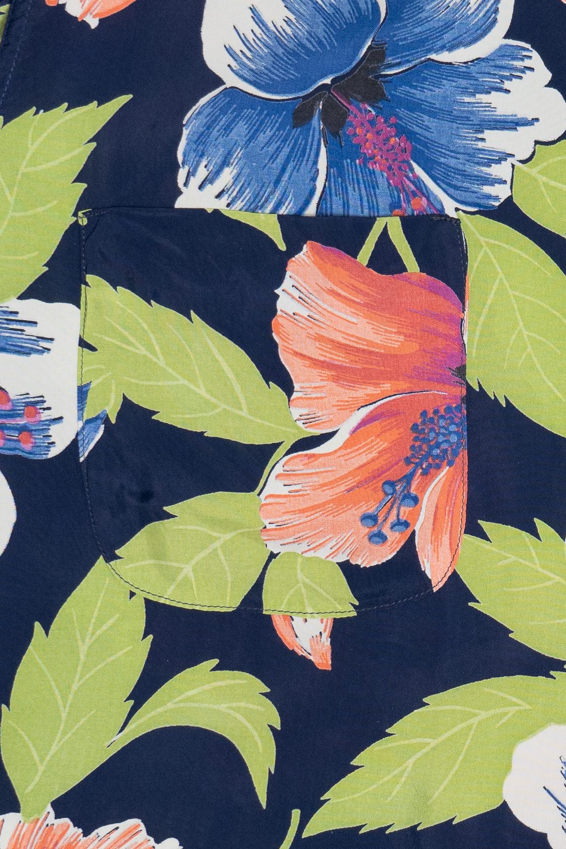 Rare Vintage Hawaiian Shirt With Loop Collar Ashfield By Duke Of Hollywood Co. 40/50s