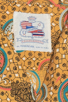 Rare Deadstock Vintage Hawaiian Shirt With Loop Collar Double Pockets Champion Kahanamoku Hawaiian Original 40/50s