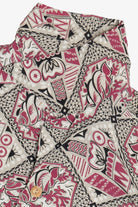 Rare Vintage Hawaiian Shirt With Loop Collar Kalakaua Made In Hawaii 40/50s