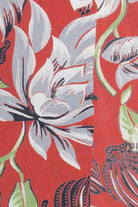 Rare Vintage Hawaiian Long Sleeve Shirt With Loop Collar And Double Pockets Campus Hollywood Styled 40/50s