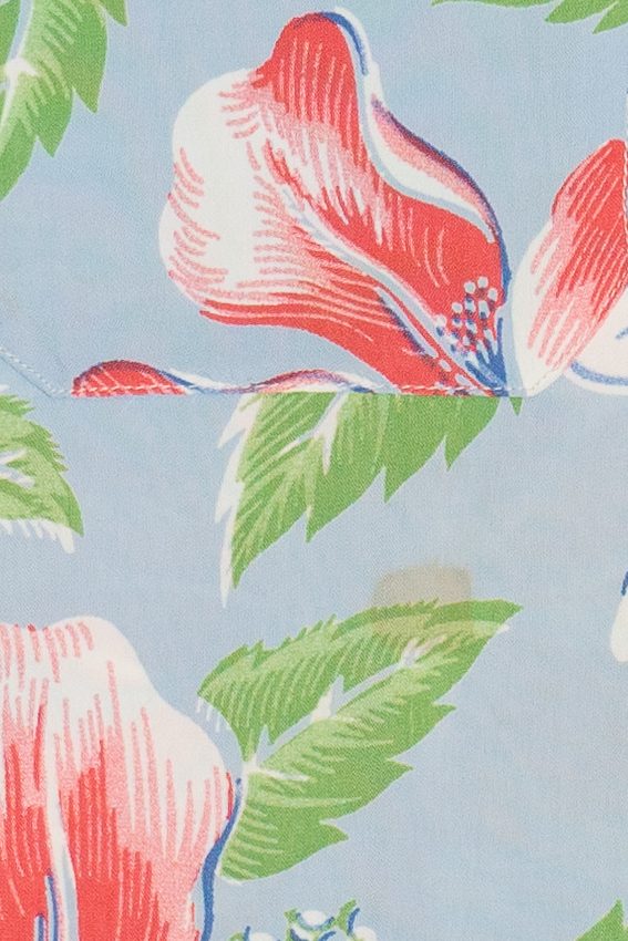 Rare Vintage Hawaiian Shirt With Loop Collar And Double Pockets Don Juan Of California 40/50s