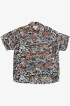 Rare Vintage Hawaiian Shirt With Loop Collar Cook's Cook Look 40/50s