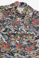 Rare Vintage Hawaiian Shirt With Loop Collar Cook's Cook Look 40/50s