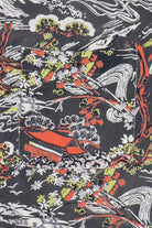 Rare Vintage Hawaiian Shirt With Loop Collar Cook's Cook Look 40/50s