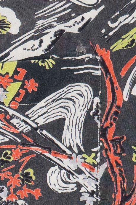 Rare Vintage Hawaiian Shirt With Loop Collar Cook's Cook Look 40/50s