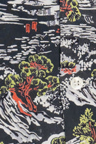 Rare Vintage Hawaiian Shirt With Loop Collar Cook's Cook Look 40/50s