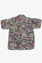 Rare Vintage Hawaiian Shirt With Loop Collar Cook's Cook Look 40/50s