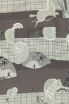 Rare Vintage Hawaiian Shirt With Loop Collar Hand Printed 40/50s