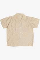 Rare Vintage Hawaiian Shirt With Loop Collar Wah Hing Pure Silk 40/50s