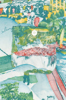 Rare Vintage Hawaiian Shirt With Loop Collar Washington "Dee Cee" 40/50s