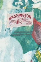 Rare Vintage Hawaiian Shirt With Loop Collar Washington "Dee Cee" 40/50s