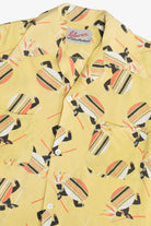 Rare Vintage Hawaiian Shirt With Loop Collar Glover Tailored Man Apparel 40/50s